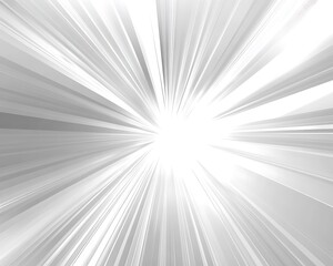 Fototapeta premium Abstract Sunburst light silver background for multiple projects