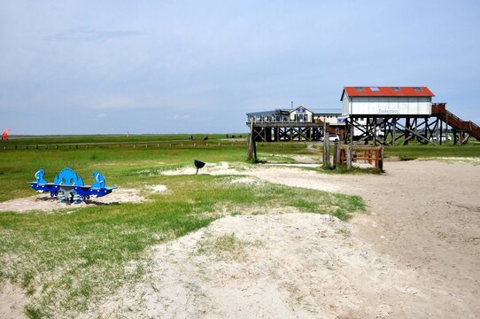St. Peter-Ording-Strand #Lotti das Restaurant am S&uuml;dstrand hinterm Deich in Schleswig Holstein.