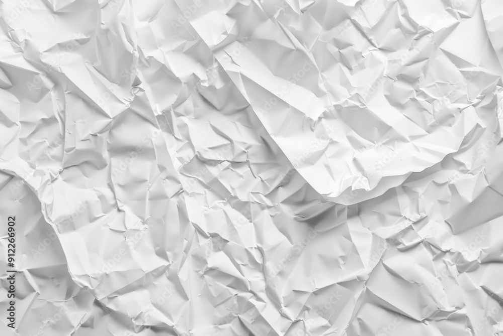 Poster A close-up of a sheet of white paper with a subtle texture and a hint of brightness