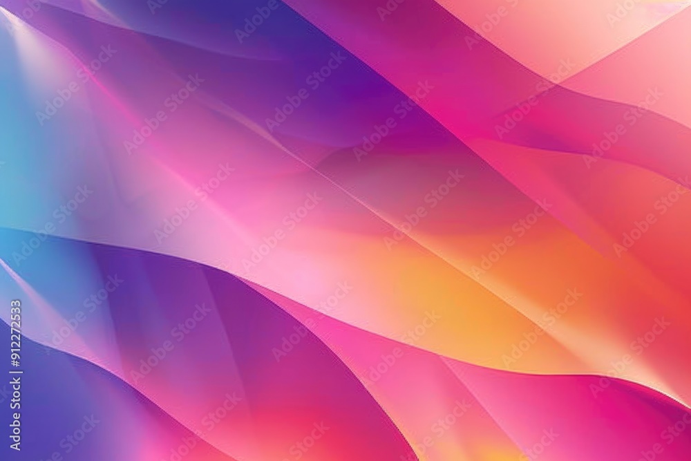 Poster A colorful and dynamic abstract background featuring wavy lines