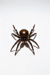 Obraz premium spider on the paper white