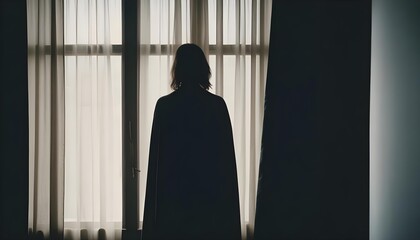 A window in the dark