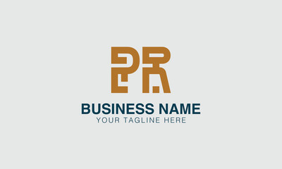 Obraz premium PR P pr initial logo | initial based abstract modern minimal creative logo, vector template image. luxury logotype logo, real estate homie logo. typography logo. initials logo