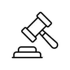 Election Law vector icon