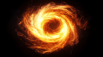 Fireball fire flames black background overlay