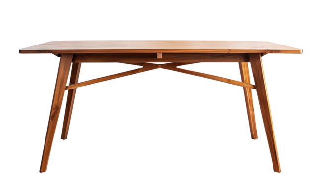 Scandinavian style modern wooden table
 