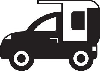 Small Truck, Pickup Truck Icon

