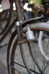 black old vintage bicycle aesthetic