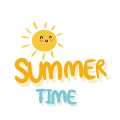 Summer Letters Vector Clipart for Commercial Use.