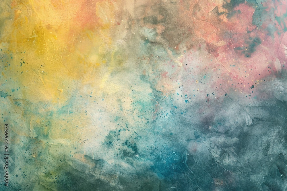 Aufkleber a vibrant and dynamic depiction of a cloudy sky with varying shades of blue and white