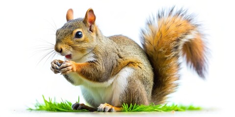 Obraz premium squirrel in the grass