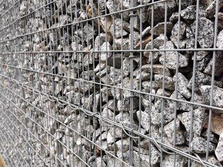stone gabion texture