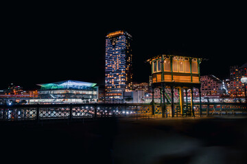 Night view of Darling Harbour, Sydney, Australia