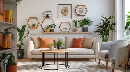 A modern apartment living room