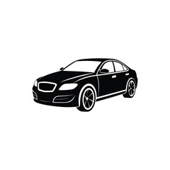 Obraz premium Creative Car Vehicle Silhouette Vector Art
