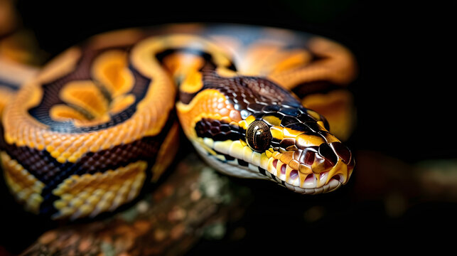 Python species known as ball python