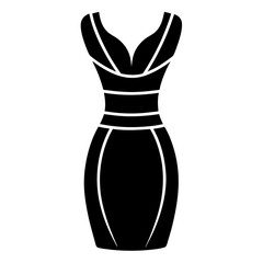 Bodycon Dress art vector illustration