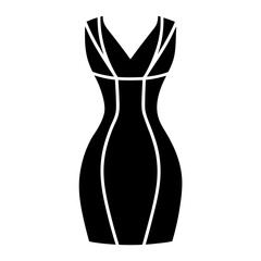 Bodycon Dress art vector illustration
