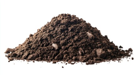 Pile of Rich Dark Brown Soil