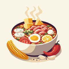 Mexican food vector illustration