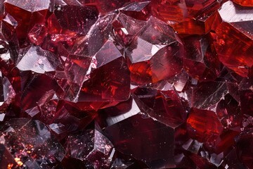 red crystal background