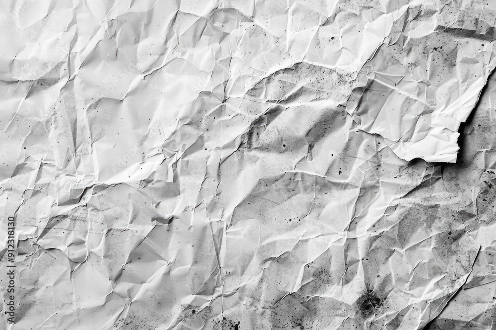 Poster a close-up shot of a blank piece of paper in a simple yet classic design