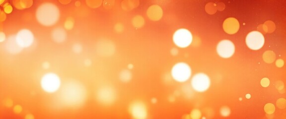 Orange and Gold Abstract bokeh background