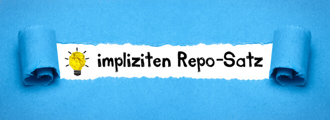 impliziten Repo-Satz	
