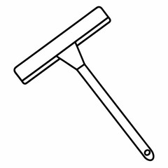Squeegee art vector illustration
