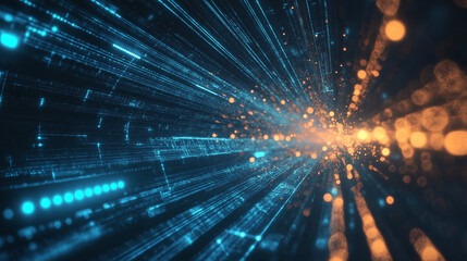 Obraz premium video background about ideas, high tech, Internet, diversity 