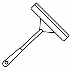 Squeegee art vector illustration