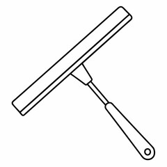 Squeegee art vector illustration