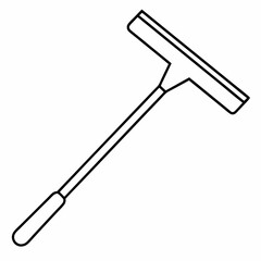 Squeegee art vector illustration