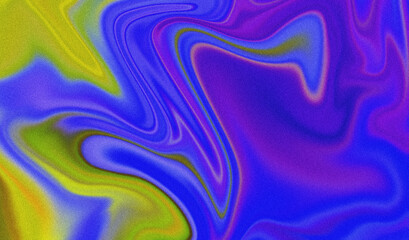 Colorful wavy shapes and grainy texture on abstract background, ideal for adding an abstract touch to any project