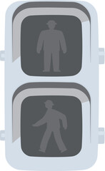 LED式歩行者用信号機（全消灯）