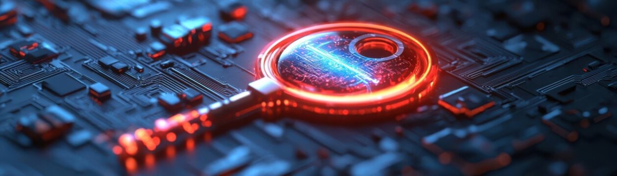 Multiverse key, quantum encryption, shimmering holograms, sci-fi aesthetic