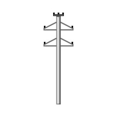 Obraz premium industry electric pylon cartoon. line pole, supply distribution, cable wire industry electric pylon sign. isolated symbol vector illustration
