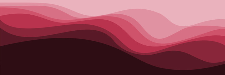 minimalist pink gradient wave illustration vector design good for ads, advertising, wallpaper, backdrop, background, web banner, and design template