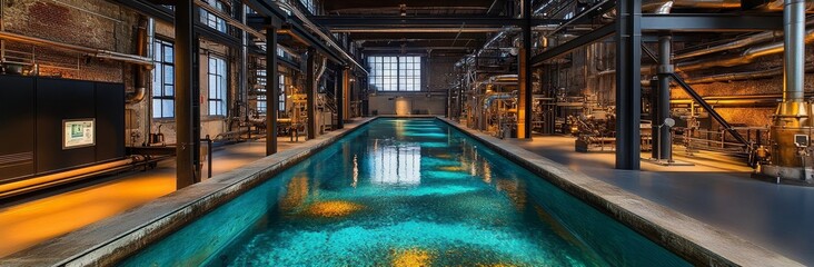 Obraz premium An enterprise that recycles waste to produce valuable products using biotechnology