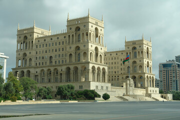 The Government House of Baku, also known as House of Government housing various state ministries of...