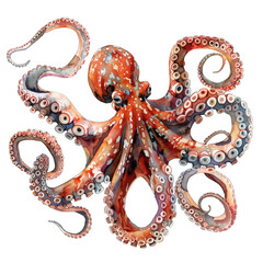 Obraz premium Mimic Octopus PNG Transparent Photos for Graphic Design