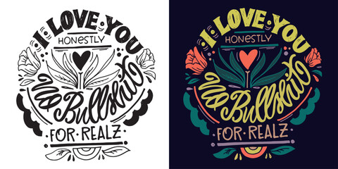 Fototapeta premium Trendy hand drawn doodle lettering quote about fall. Lettering for t-shirt design, mug print, bag print, clothes fashion. 100% hand drawn vector image.