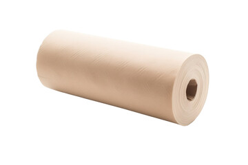Fototapeta premium A Roll of Crisp, Unblemished Paper, Ready for Its Purpose on a White or Clear Surface PNG Transparent Background