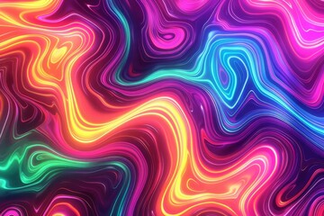 Obraz premium Psychedelic trippy texture pattern