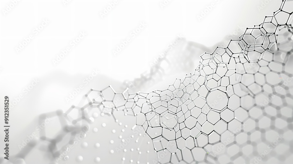 Fototapete wave curve and imaginative animation film of an abstract backdrop generated programmatically for tec