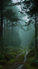 Obraz premium nature forest landscape