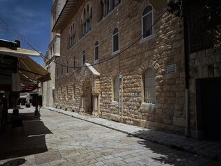 Old building in the old city of Jerusalem