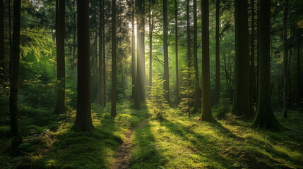 Fototapeta premium nature forest landscape