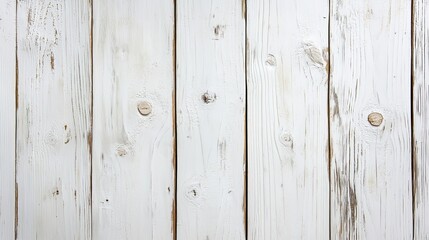Fototapeta premium A white wooden background with a few holes in it. The background is very simple and clean. The idea of the image is to create a minimalist and calming atmosphere