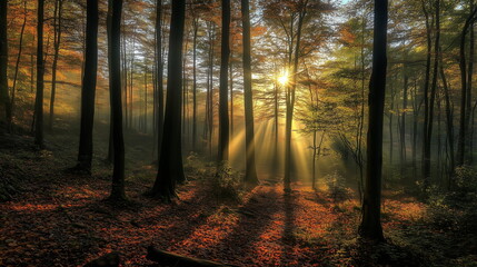 Obraz premium nature forest landscape